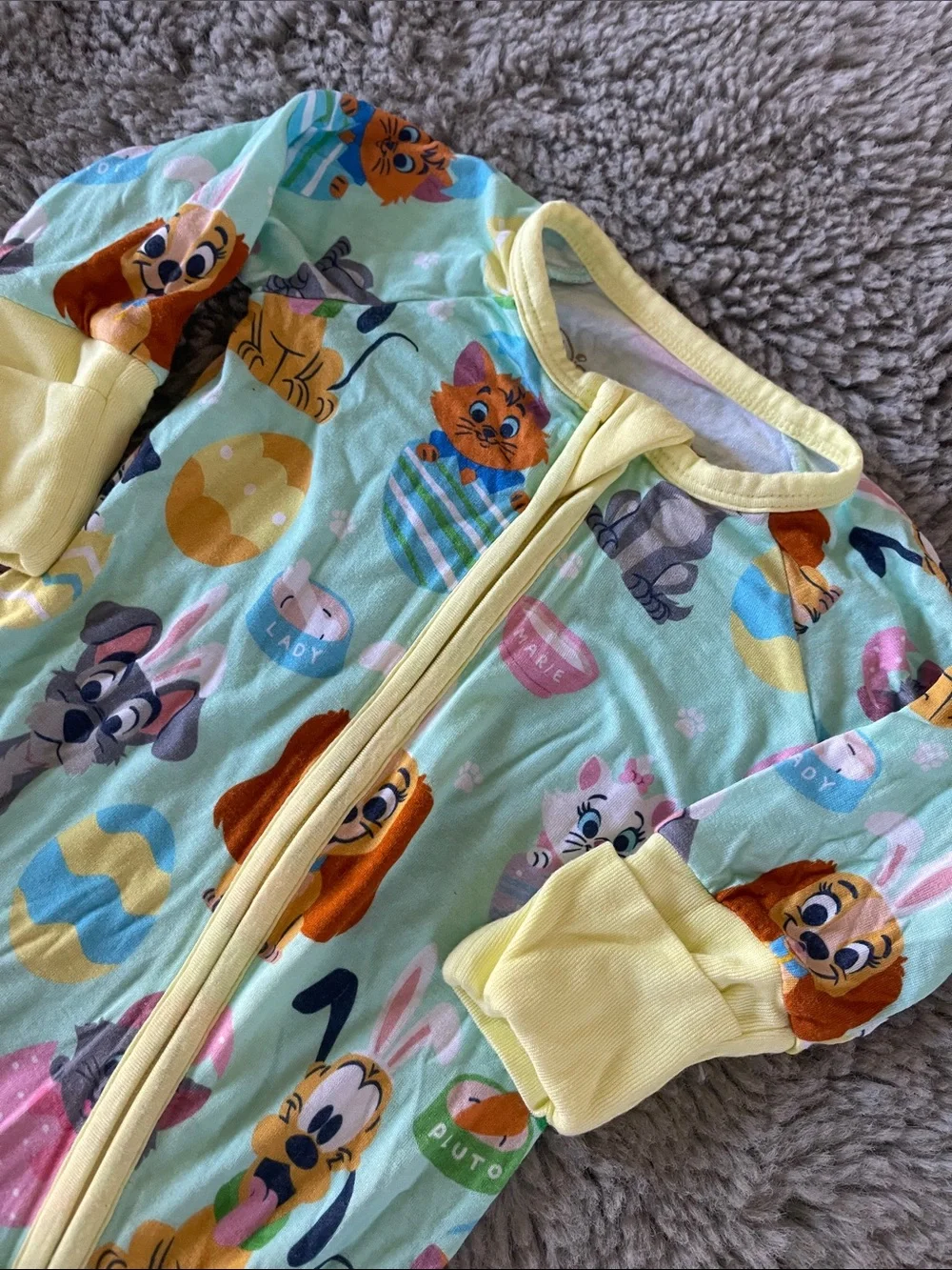 Little Sleepies Disney PETS Easter Baby One-Piece Pajamas NEWBORN